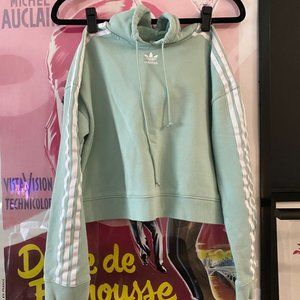 Adidas hoodie, Mint Green, XS